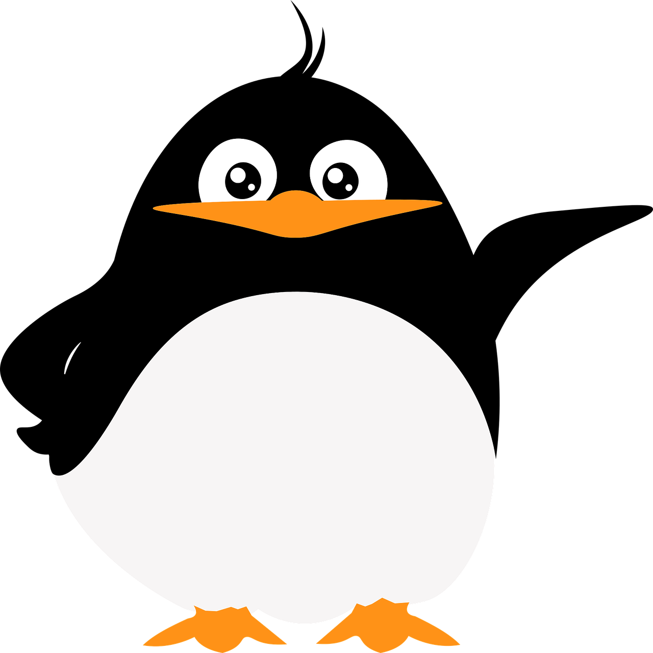 Hình hình họa penguin dễ dàng thương
