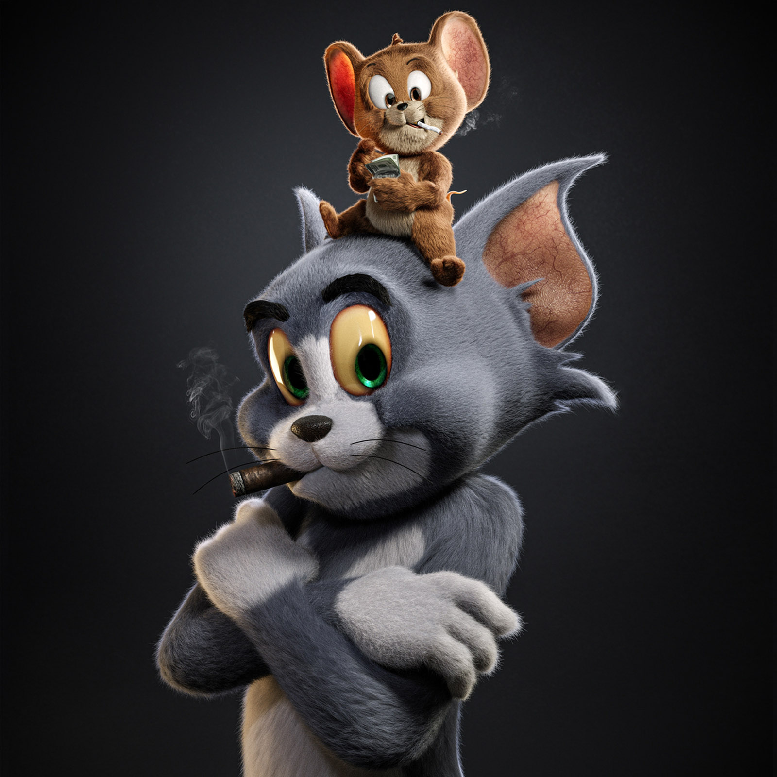 Hình hình họa Tom và Jerry đặc biệt ngầu