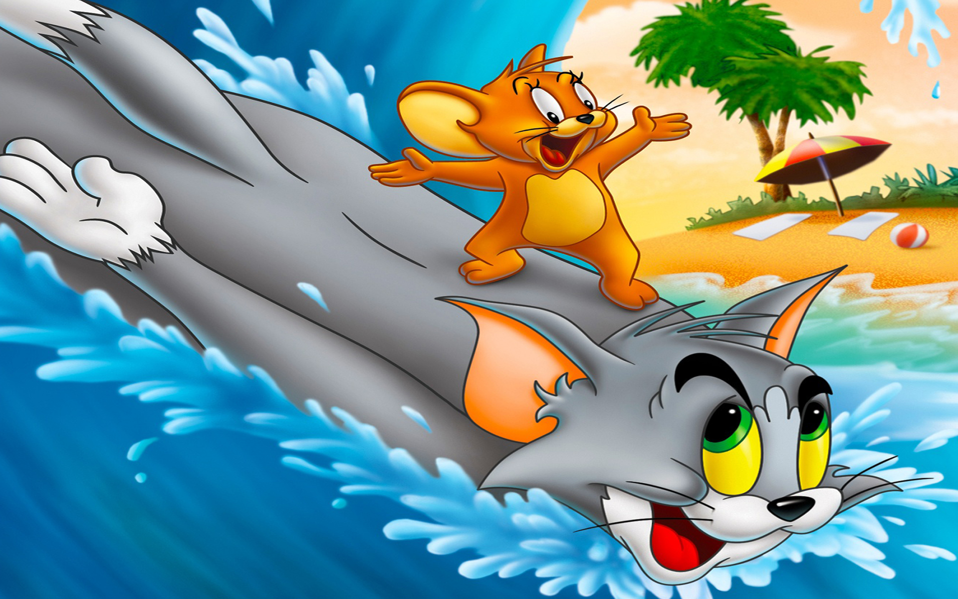 Hình nền Tom và Jerry mang đến PC cute