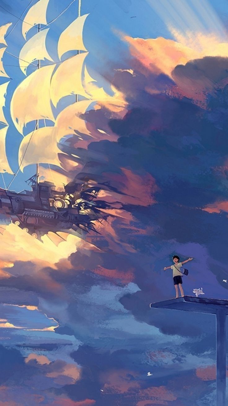 Top 95 về vẽ tranh phong cảnh anime đẹp gif aesthetic aladdin