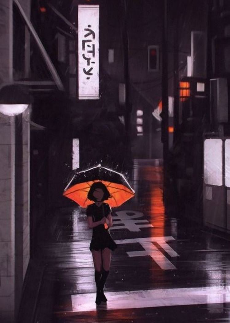 Hình ảnh anime mưa buồn đẹp nhất