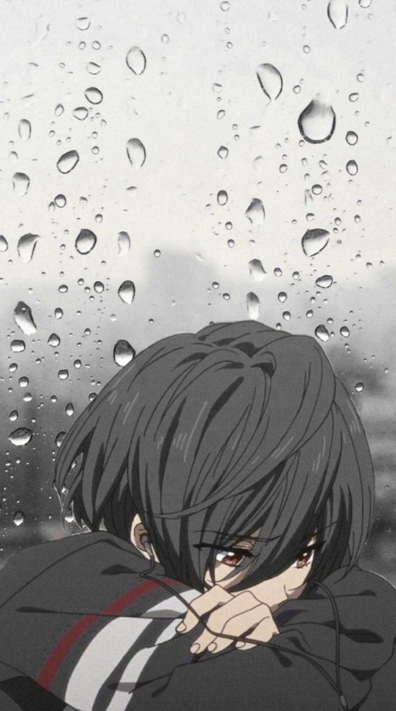 Hình ảnh anime mưa buồn, đẹp nhất