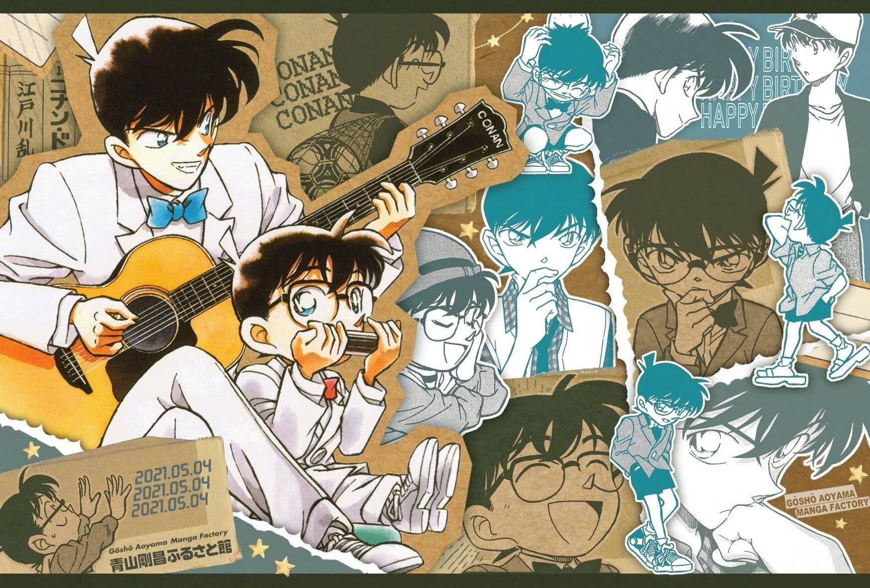 Hình ảnh Shinichi và mĩ nam thám tử lừng danh Conan