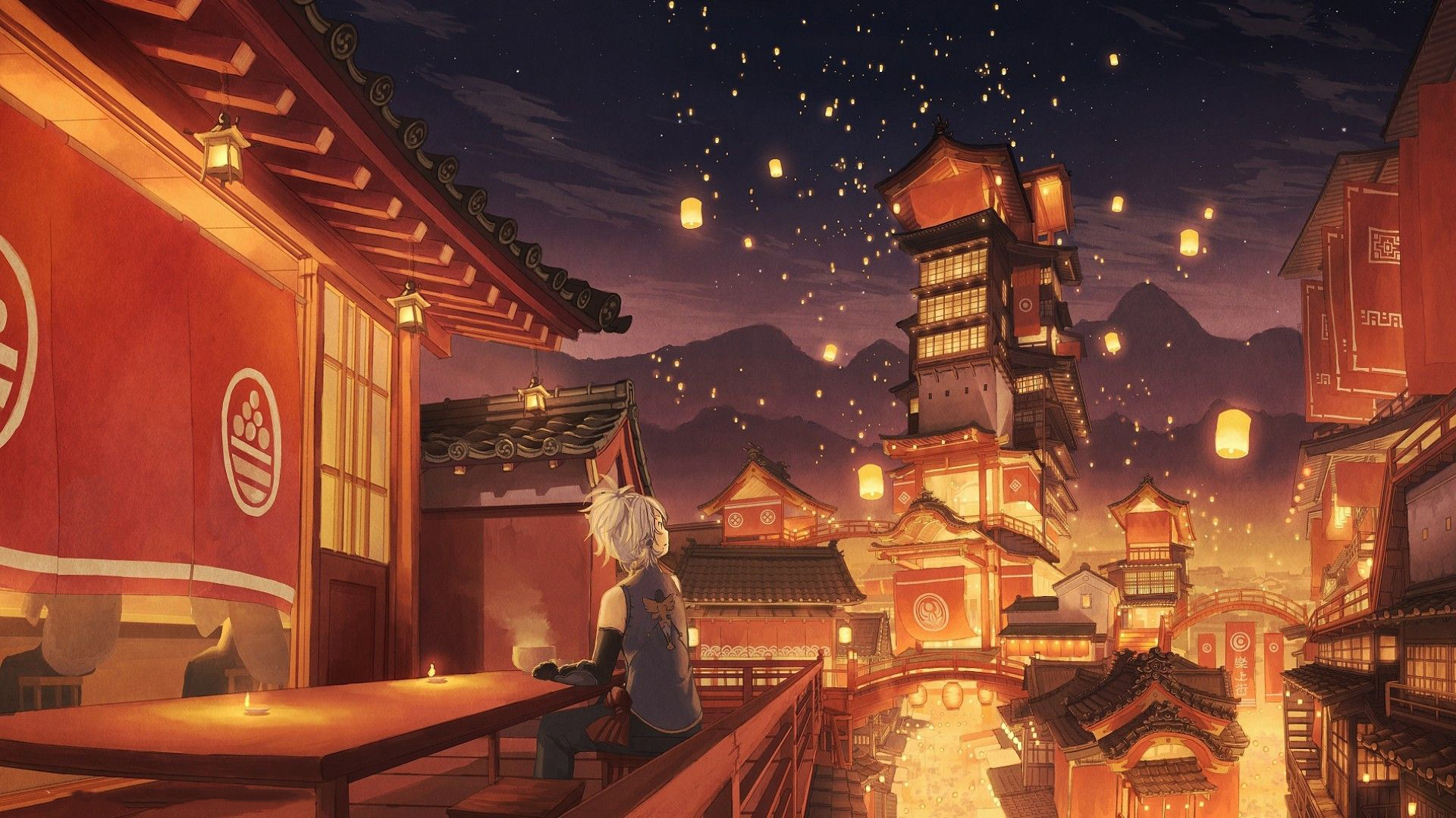 Tranh phong cảnh anime tuyệt đẹp - Blog Thú Vị