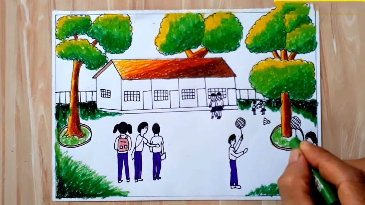 Trường THCS Sùng Phài tổ chức Hội thi viết thư vẽ tranh về chủ đề thầy cô  và mái trường năm học 