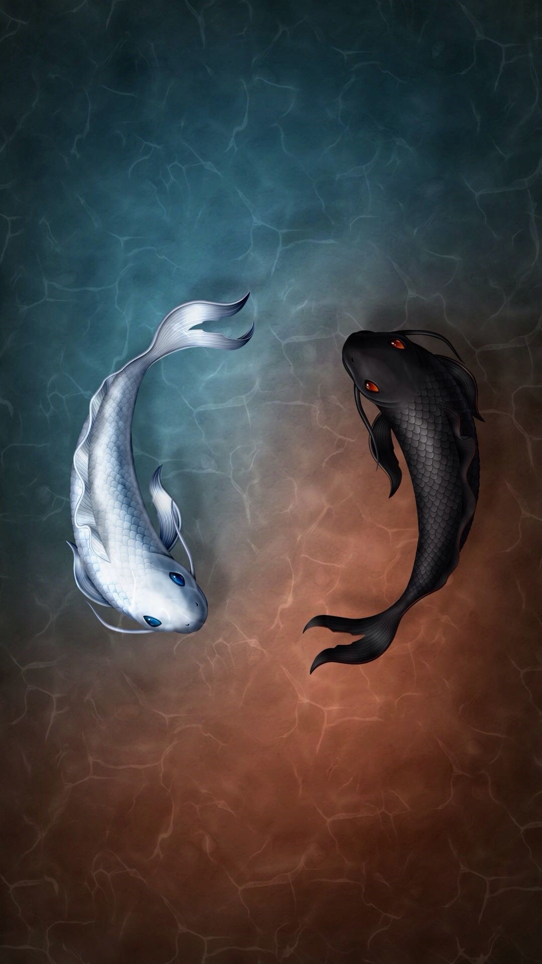 Koi Fish iPhone Wallpaper