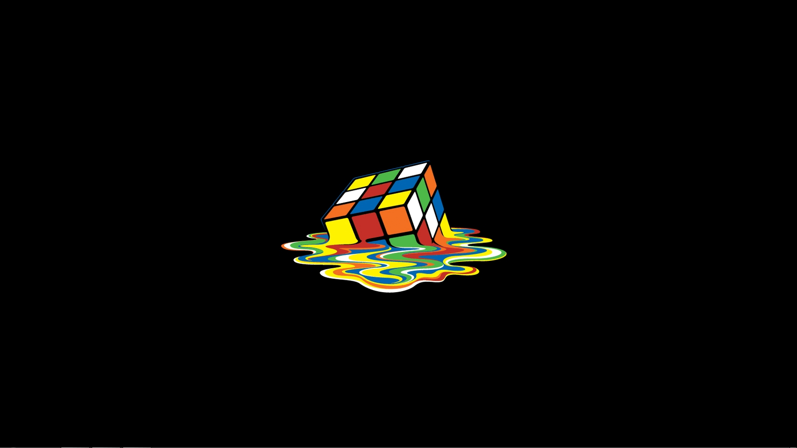 Hình ảnh một khối Rubik tuyệt đẹp