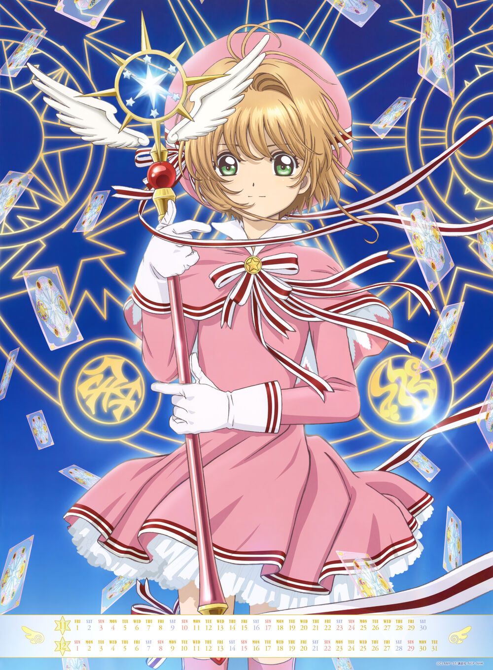 Ảnh Sakura thủ lĩnh thẻ bài dễ thương
