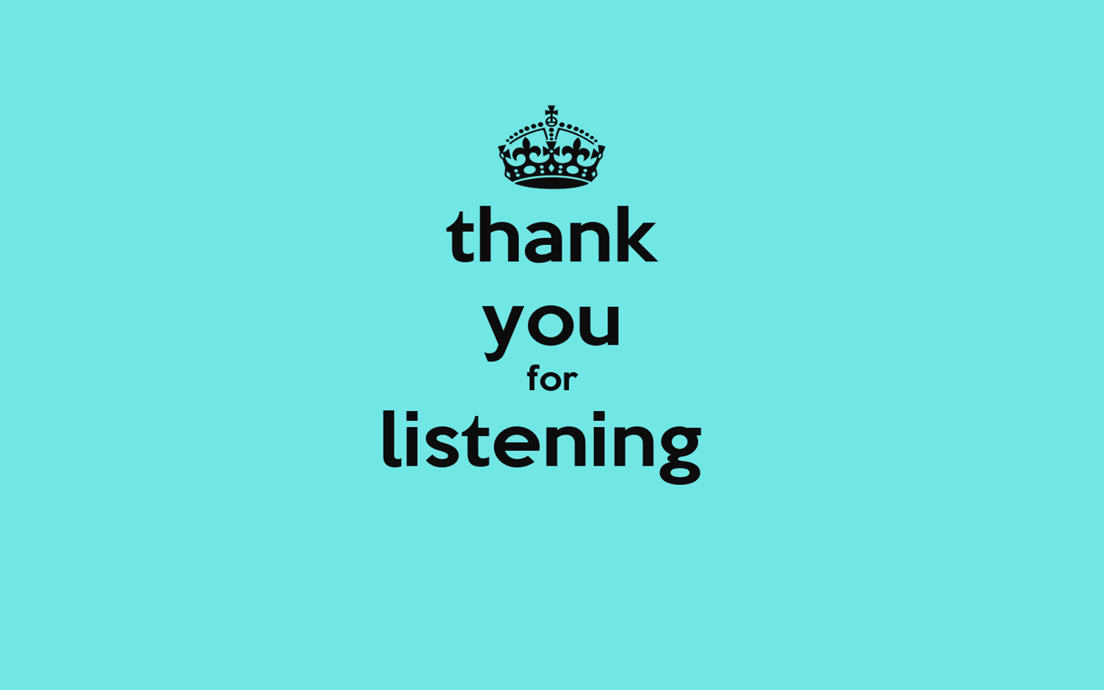 Ảnh Thank You For Listening kết PowerPoint