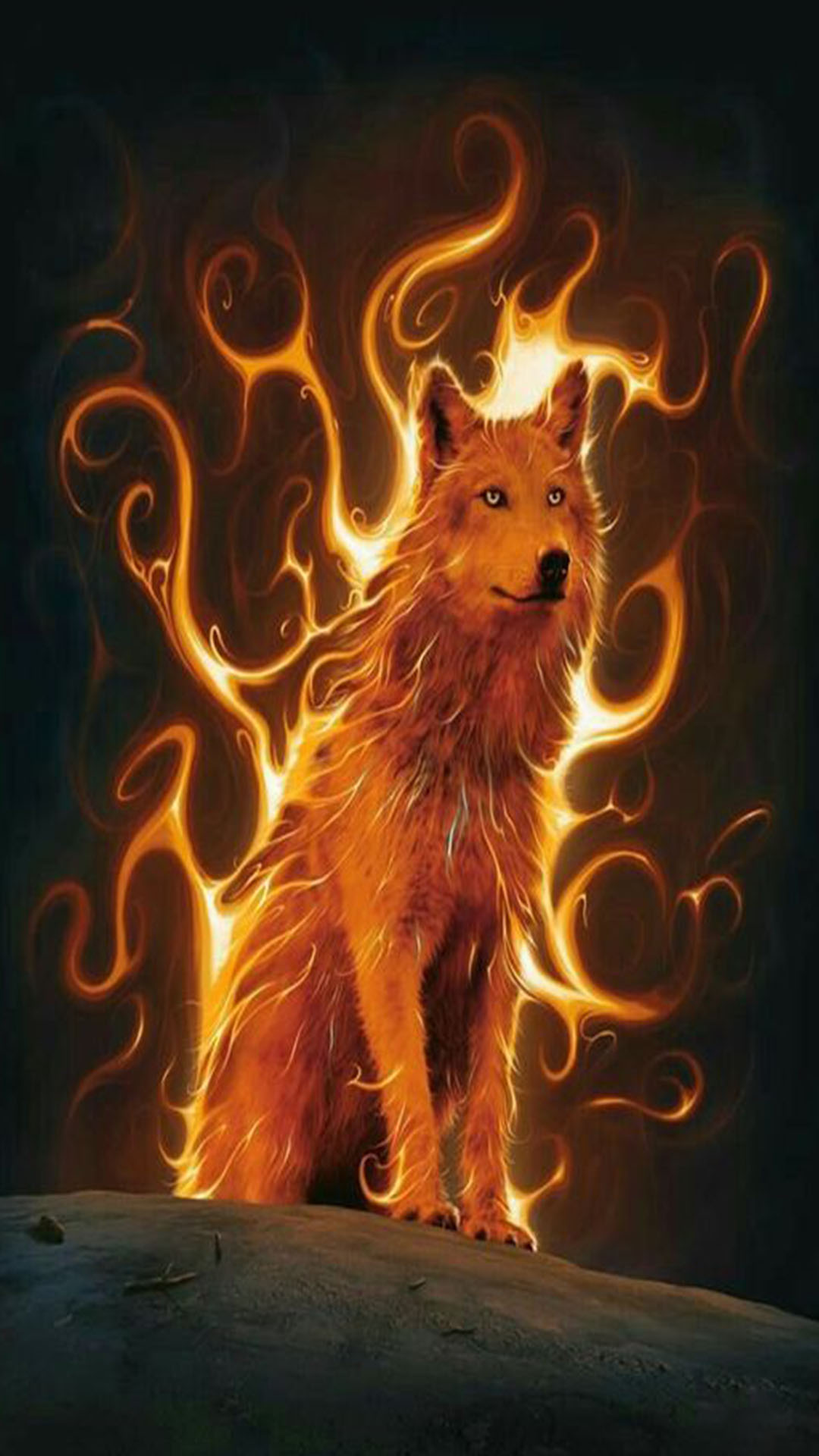 Hình nền sói lửa cực chất