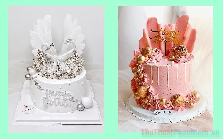 Những mẫu bánh sinh nhật hiện đại, sang trọng, đẹp nhất