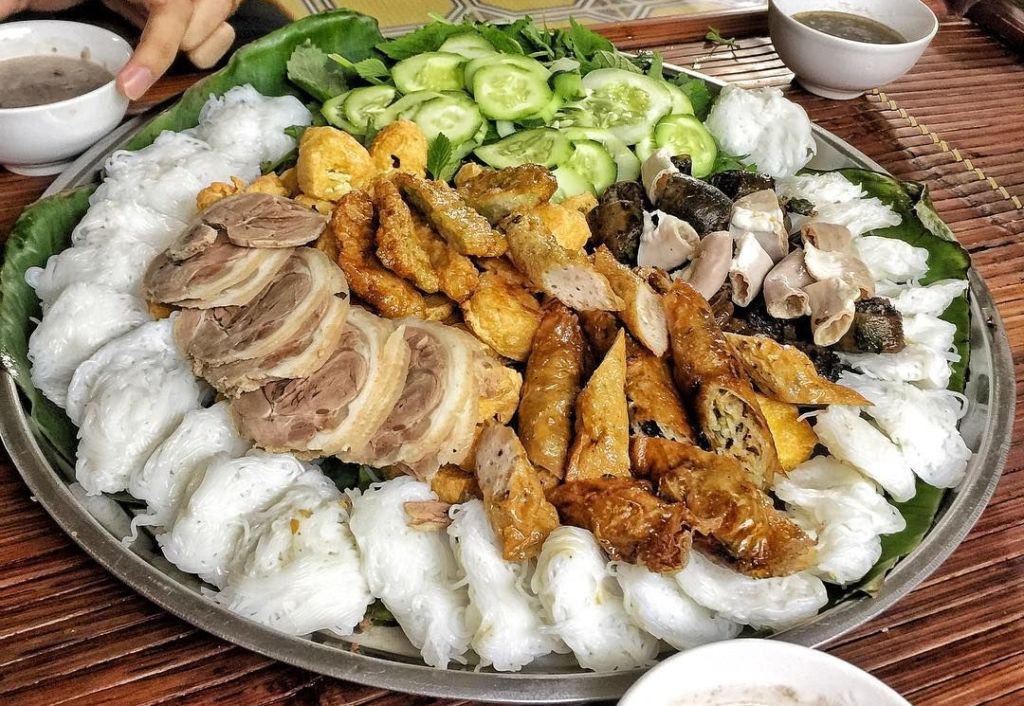Chithunzi cha Hanoi shrimp ndi phala la nyemba vermicelli