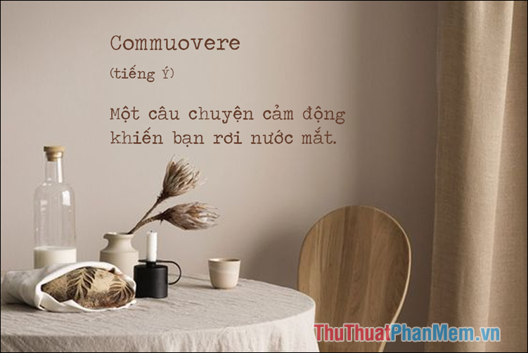Commuovere (tiếng Ý)