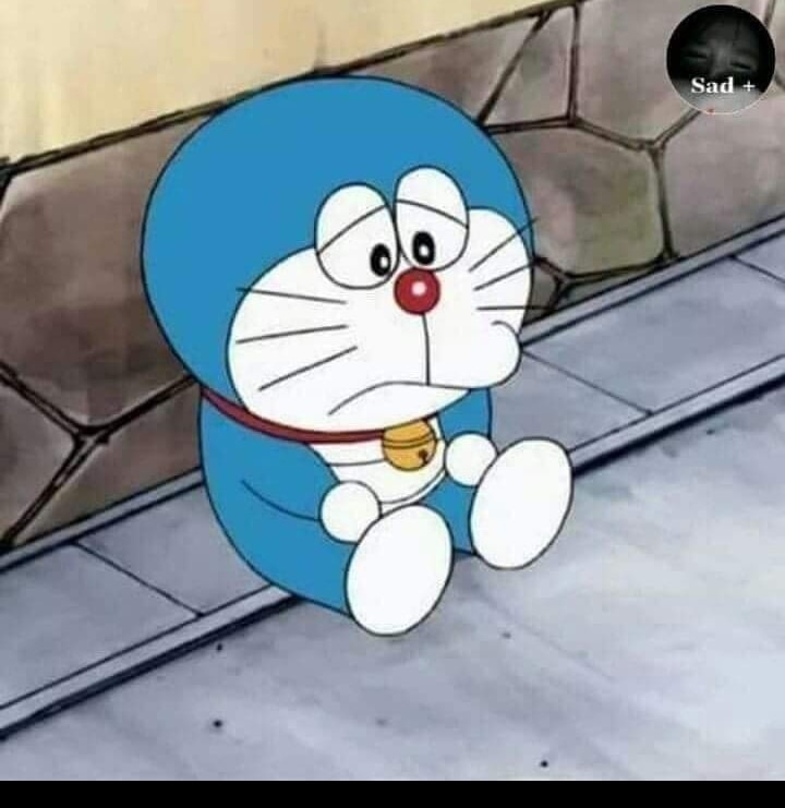 Ảnh Doraemon buồn quá և một mình