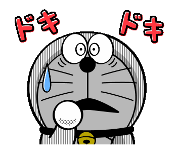 Ảnh Doraemon buồn: sợ quá