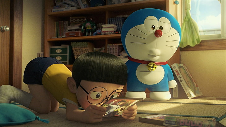 Ảnh Doremon và Nobita buồn