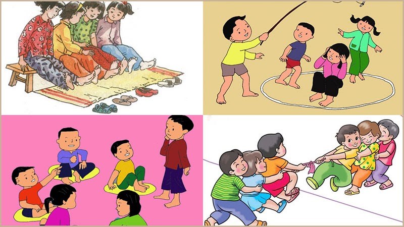 Hình ảnh các trò chơi dân gian nổi tiếng của Việt Nam