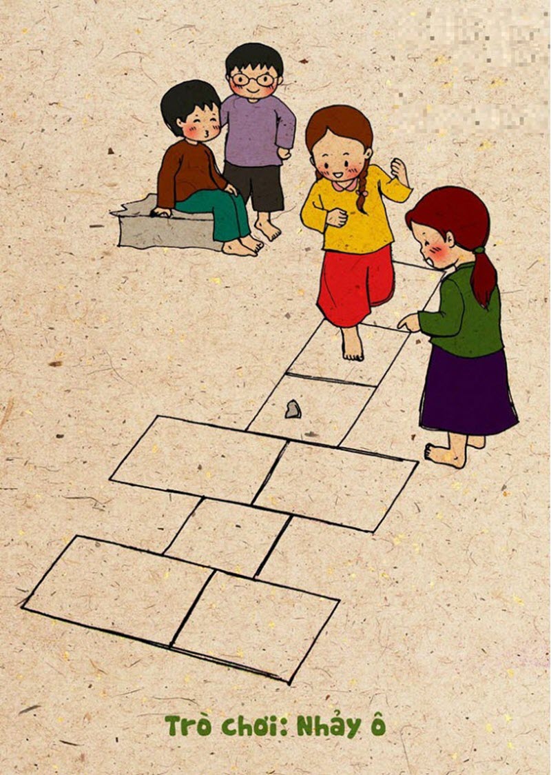Hình ảnh trò chơi dân gian của trẻ em