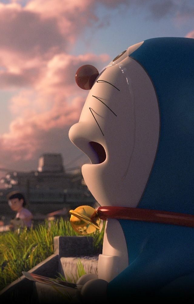 Hình ảnh Doraemon 3D đang khóc