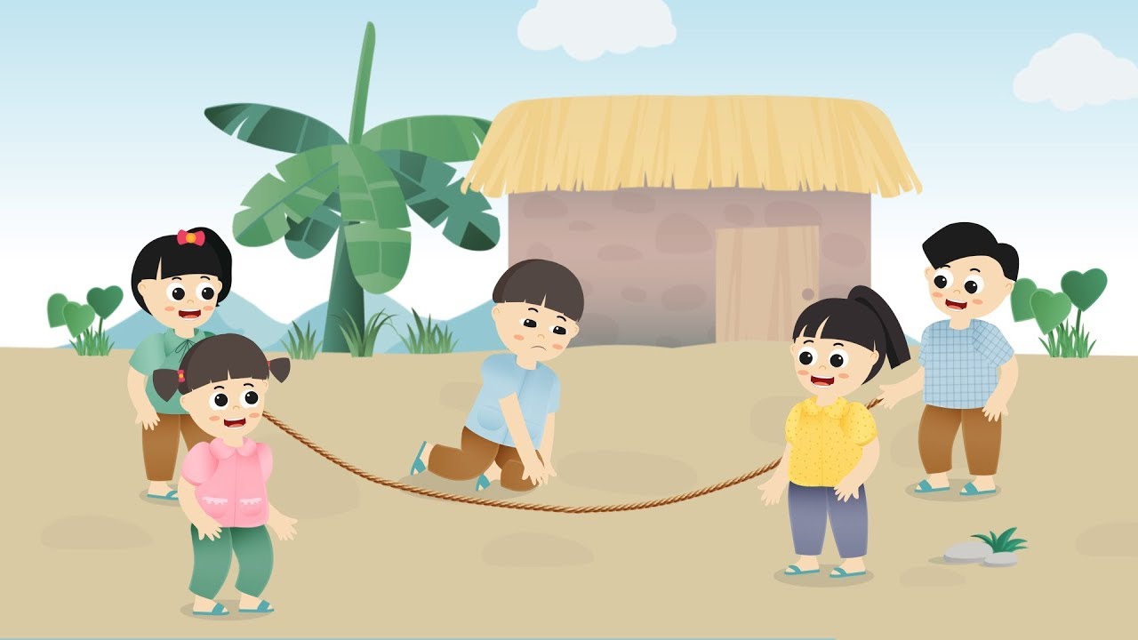 Hình ảnh trò chơi nhảy dây phổ biến ở Việt Nam
