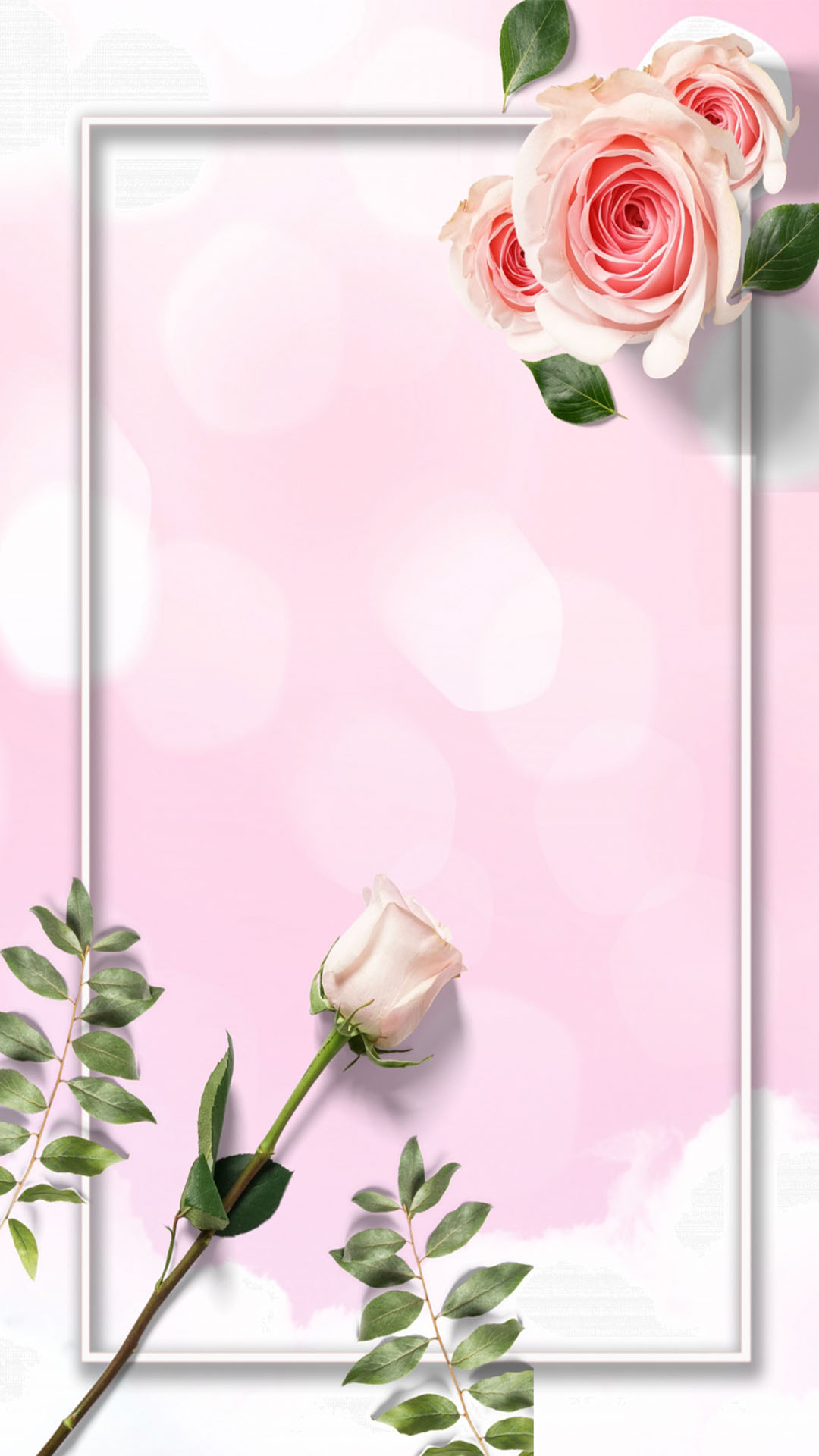 Hình nền hoa hồng 3D cho iPhone