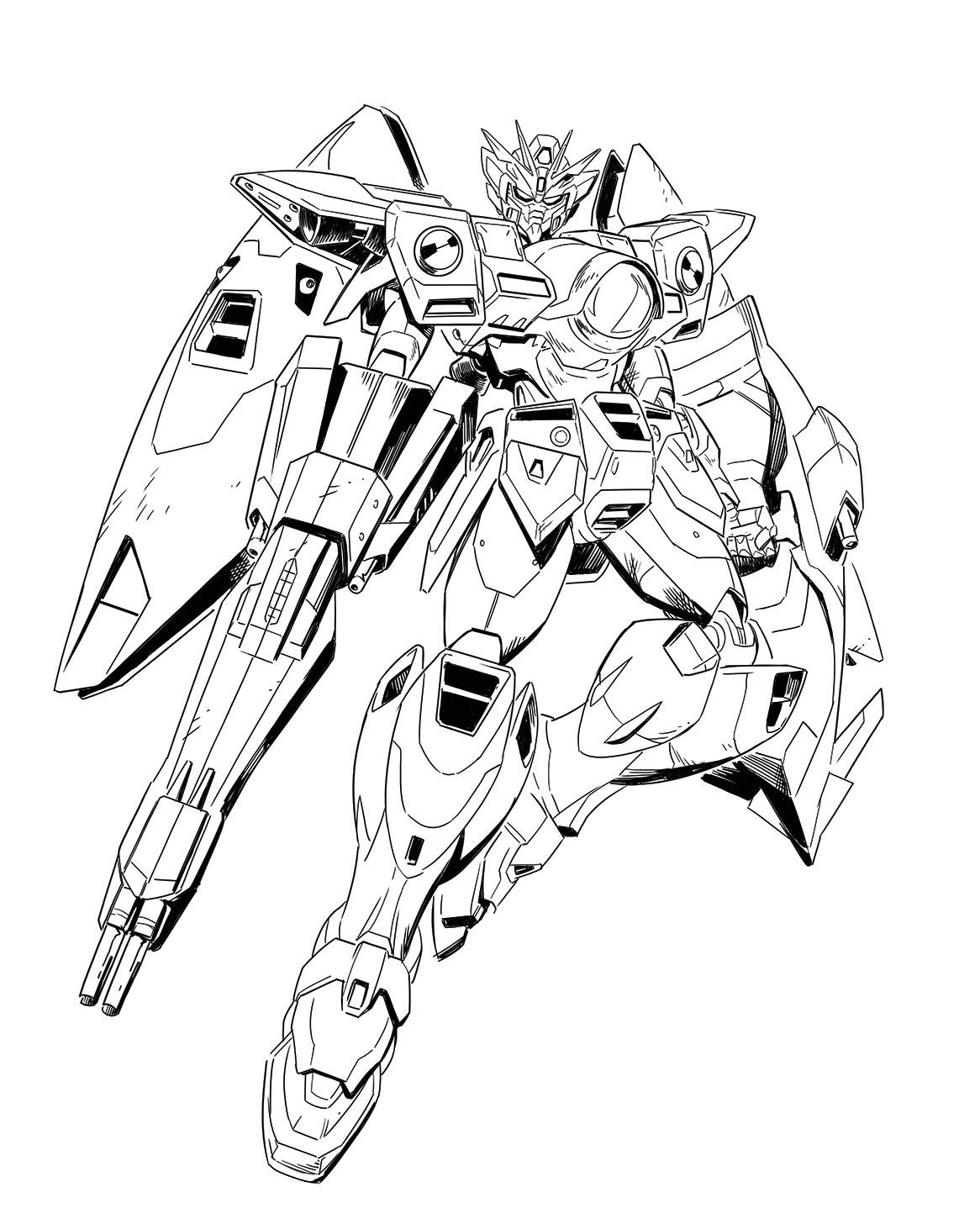 Tô màu Gundam đẹp
