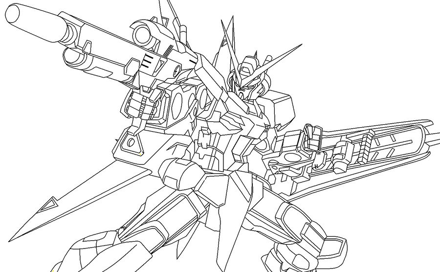 Robot Gundam xinh đẹp để vẽ