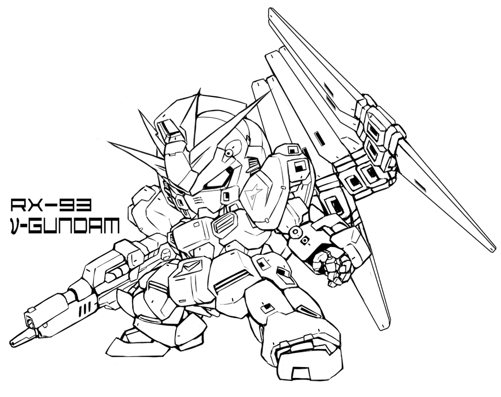 Tô màu Robot Gundam