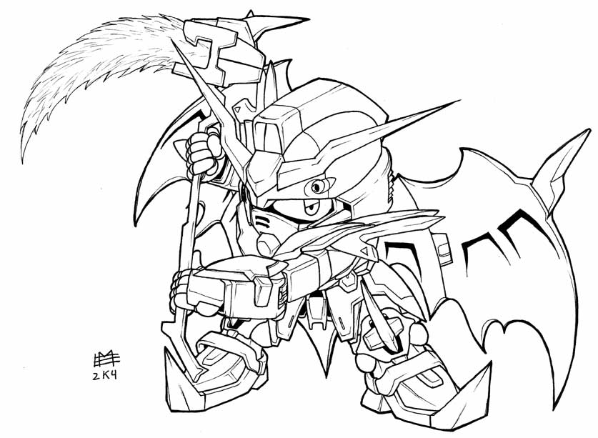 Gundam chibi để vẽ