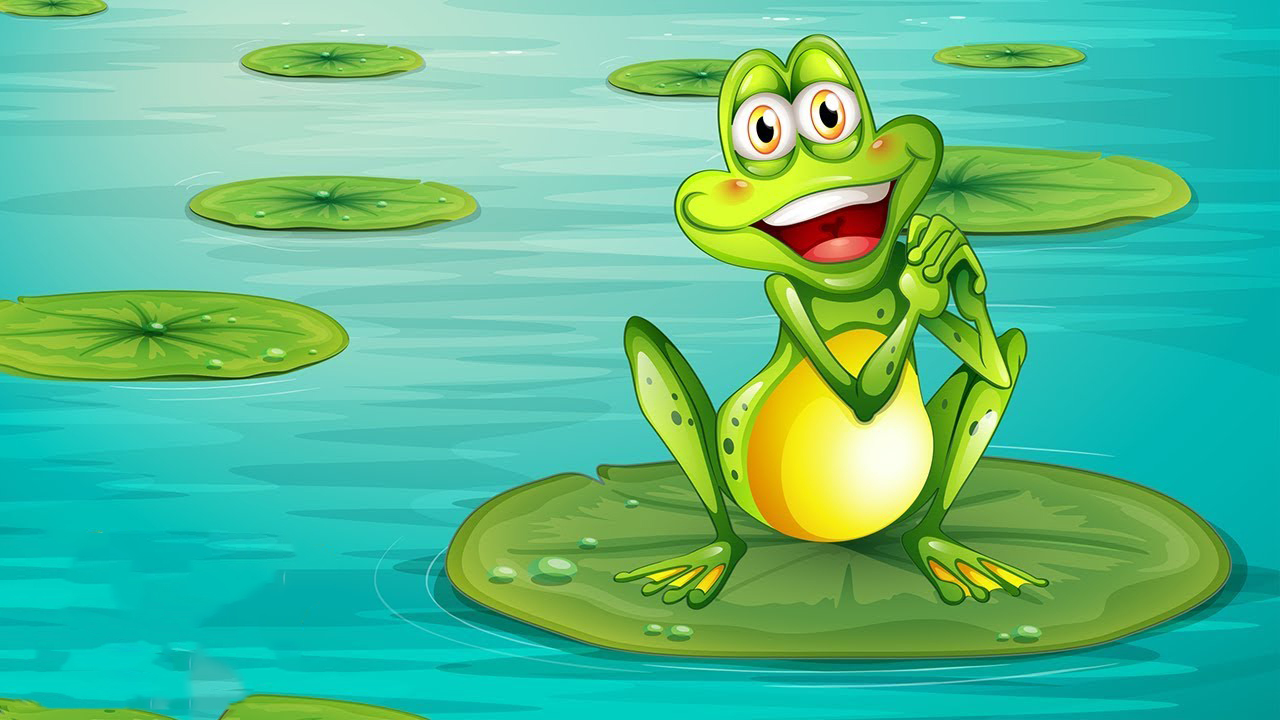 Hình ảnh con ếch để trẻ nhận biết
