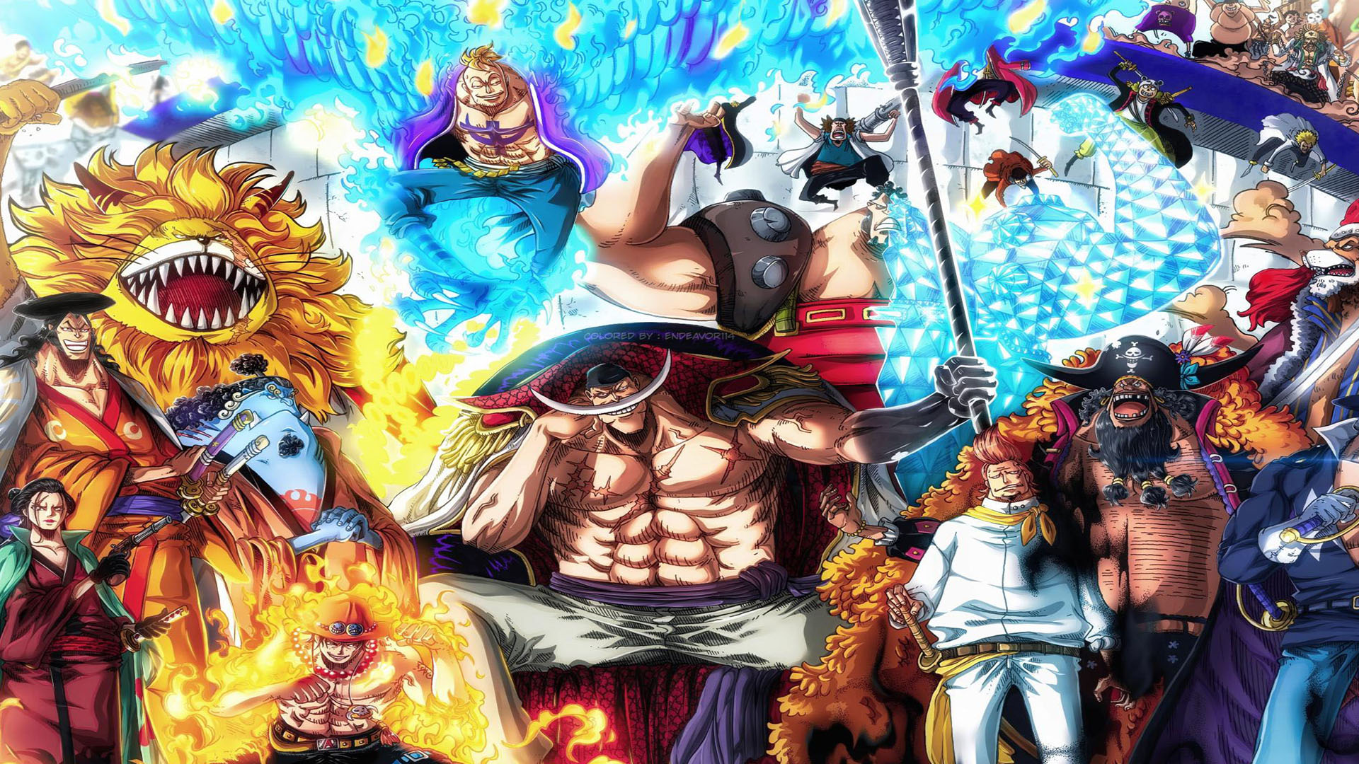 Hình nền băng Râu Trắng One Piece