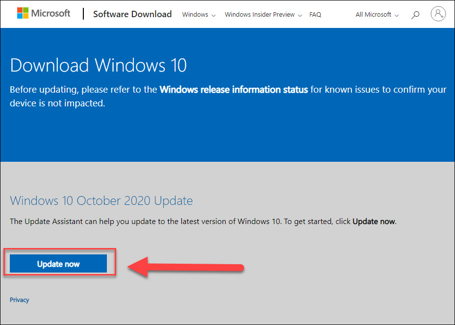 Cách sửa lỗi Update Windows