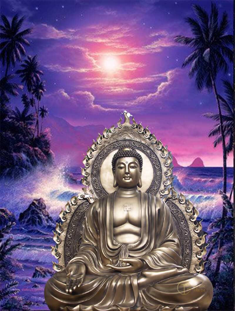 Hình nền Phật A Di Đà đẹp