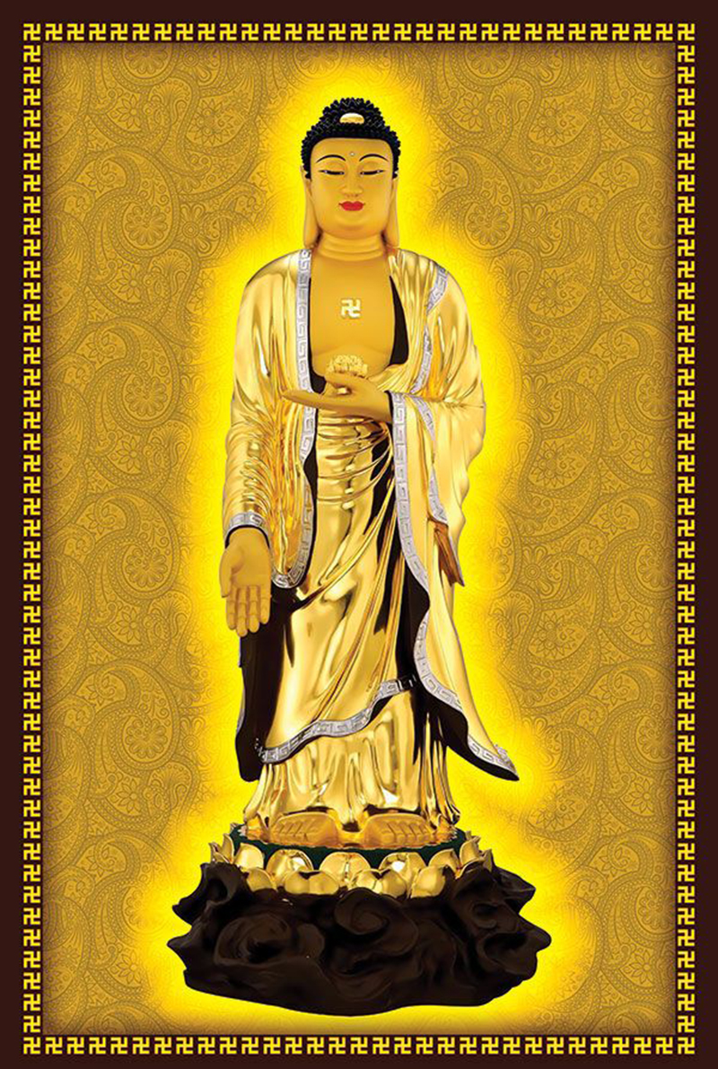 Ảnh Phật A Di Đà 3D đẹp nhất