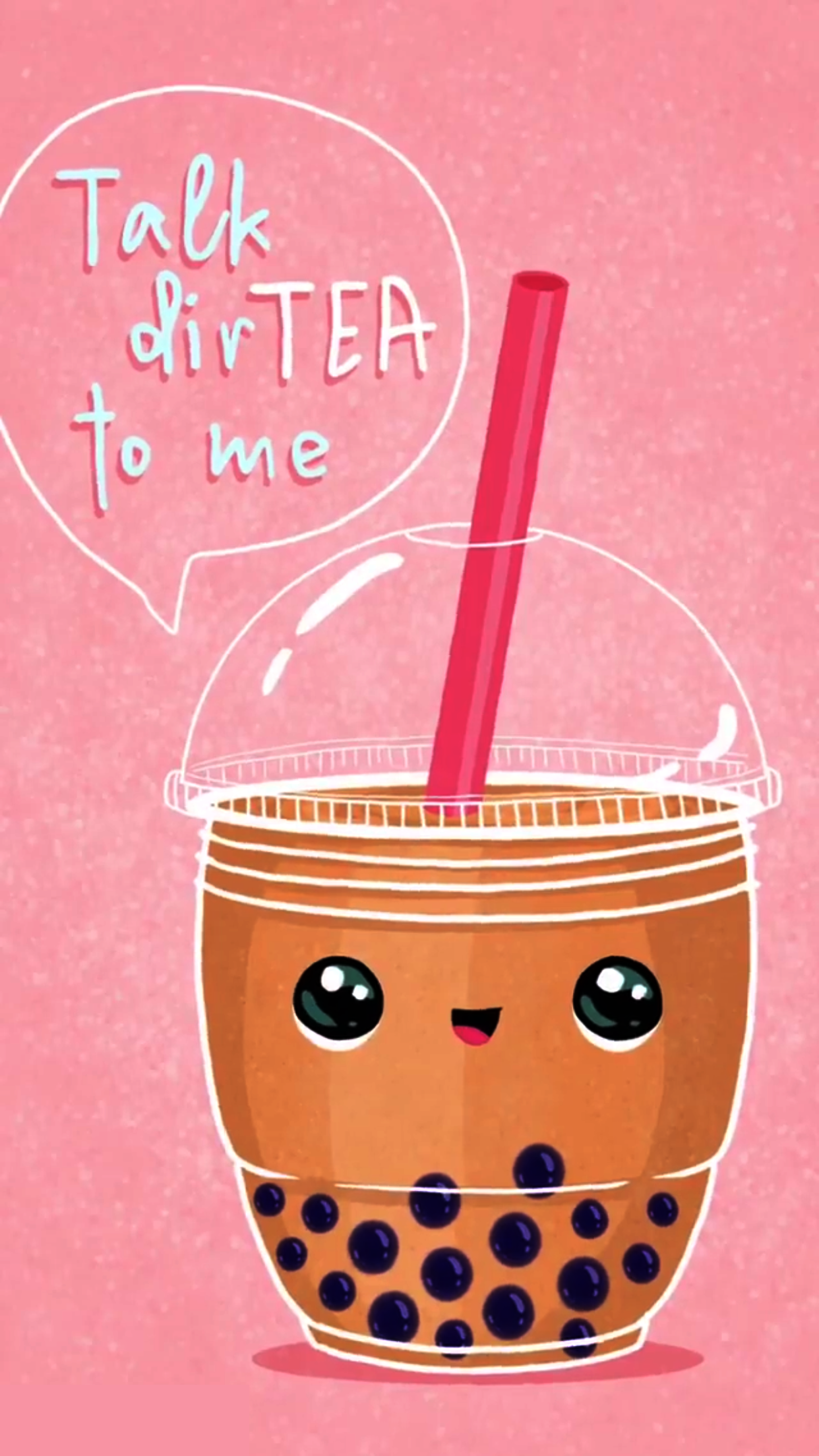 Hình hình họa trà sữa phim hoạt hình 4K