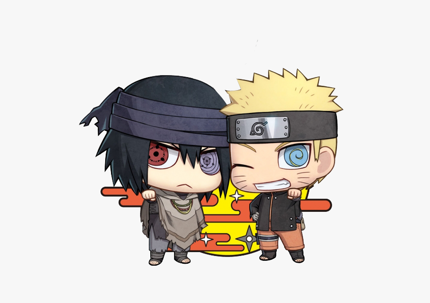 Ảnh Naruto và Sasuke chibi