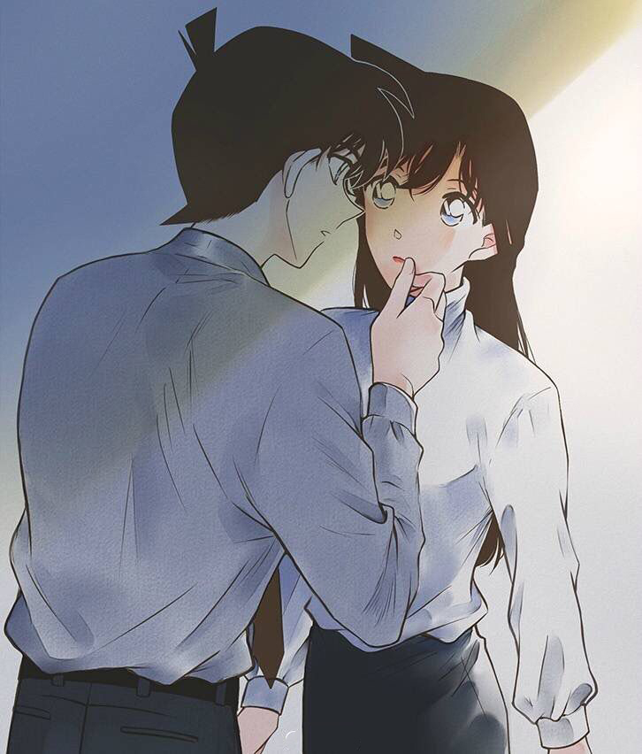 Ảnh Shinichi hôn Ran
