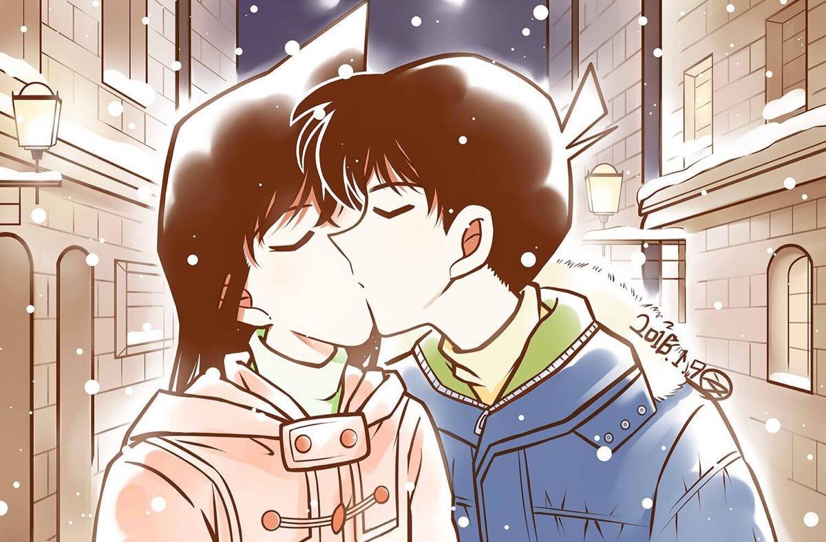 Ảnh Shinichi và Ran hôn nhau đẹp nhất