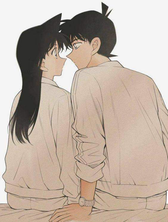 Ảnh Shinichi và Ran hôn nhau hấp dẫn đẹp nhất
