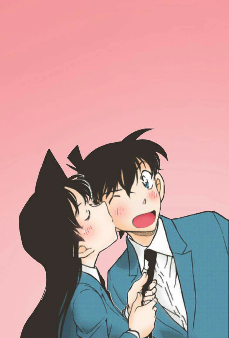 Hình ảnh Ran hôn Shinichi