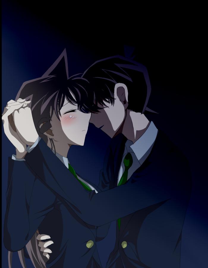 Hình Shinichi hôn Ran