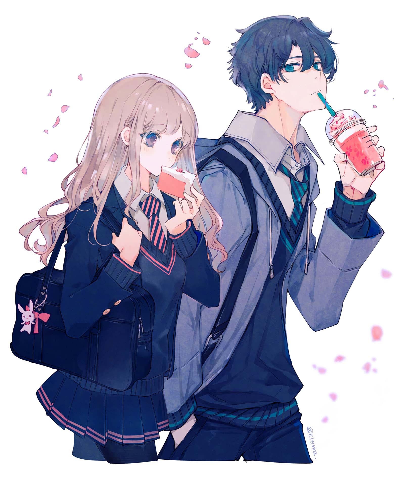 Hình ảnh anime cặp đôi dễ thương