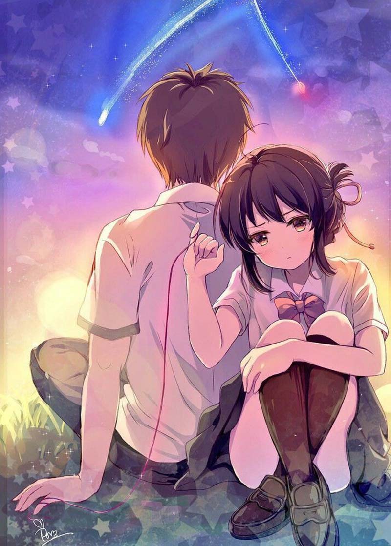 Hình ảnh anime cặp đôi yêu nhau
