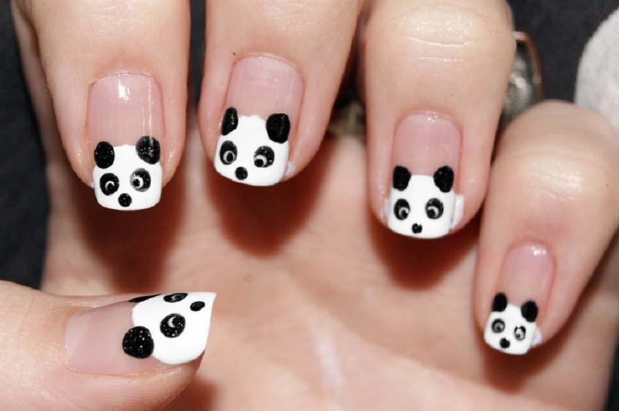 Mẫu nail phim hoạt hình panda dễ thương và đáng yêu nhất
