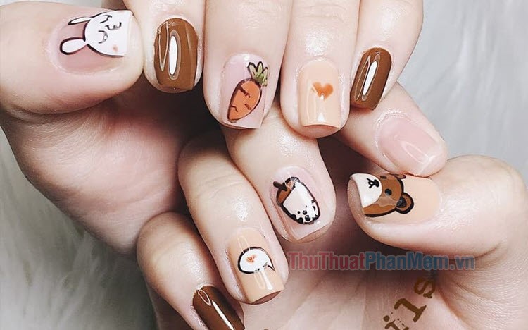 Click xem cách vẽ mẫu nails chú chuột siêu cute  KellyPang Nail