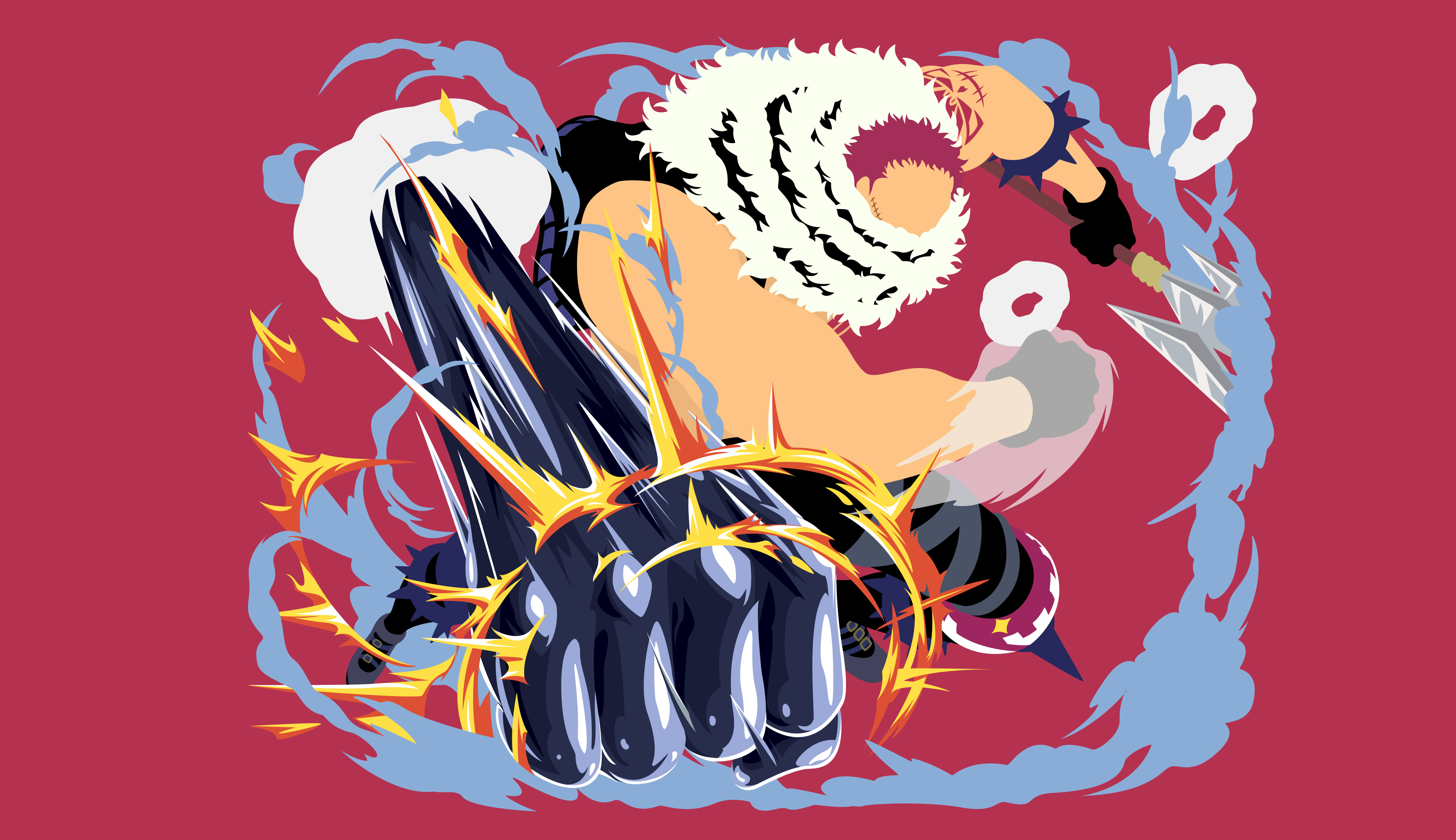 Hình ảnh tuyệt đẹp về Luffy Gear 4 Snake Man