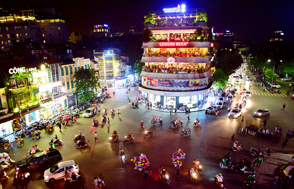 Hình ảnh đẹp về Hà Nội về đêm đẹp