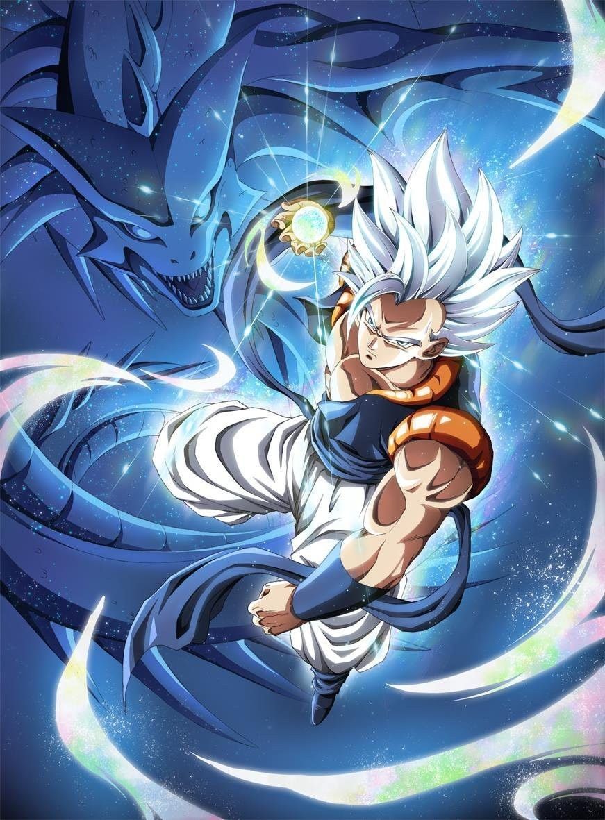Hình ảnh Goku Bản năng vô cực và rồng thiêng