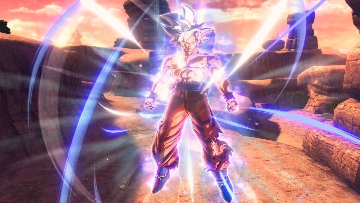 Hình ảnh Goku đạt trạng thái Bản năng vô cực