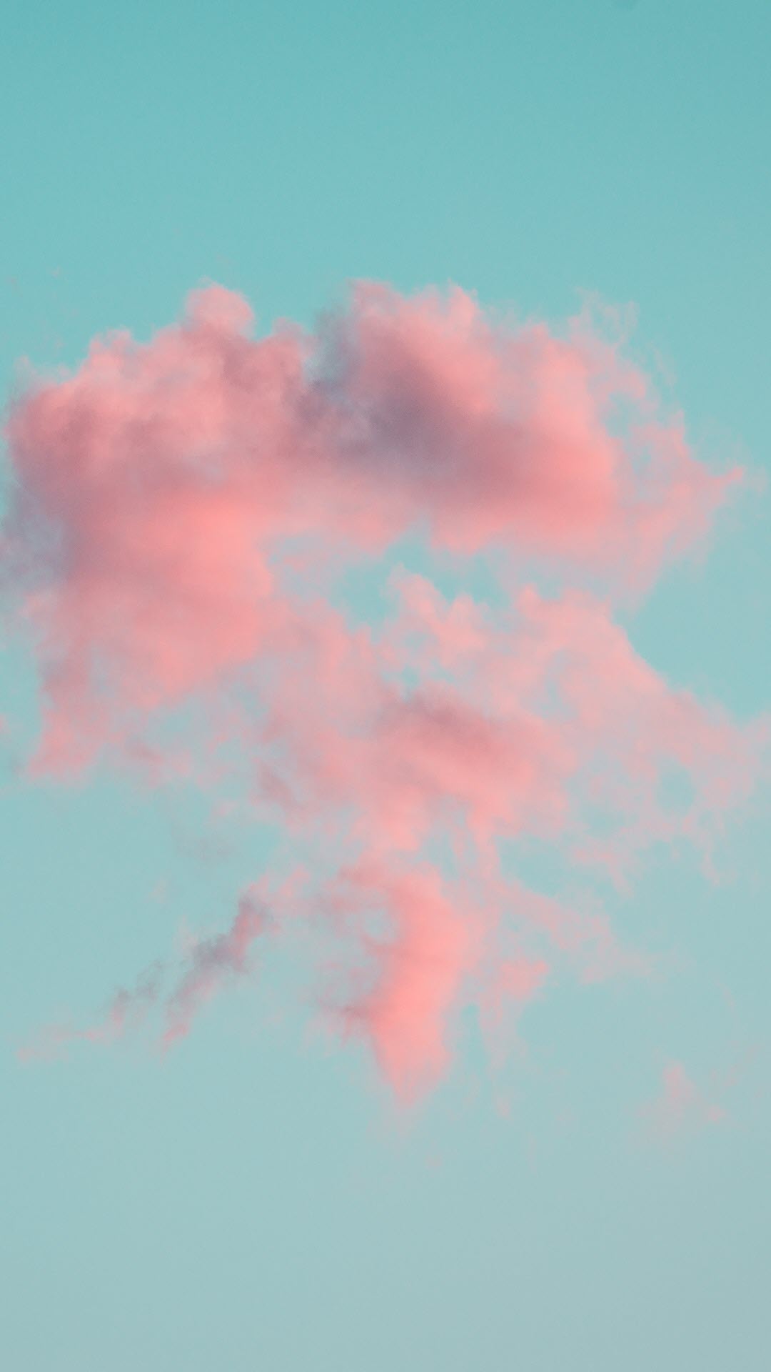 Hình nền bầu trời hồng dễ thương cho điện thoại